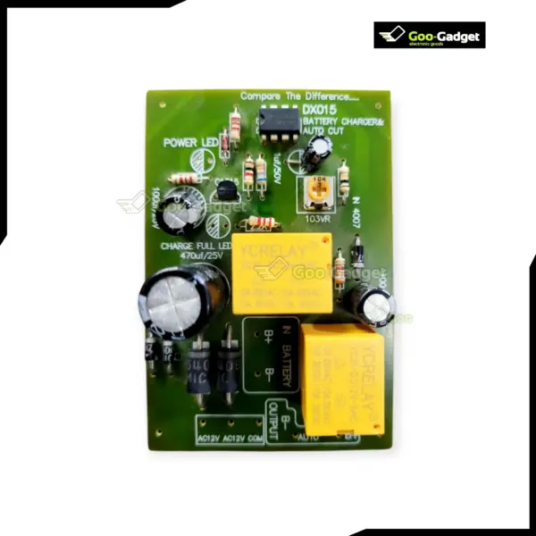 12V Auto Cut Off Circuit Adjustable Double Relay Protection Module for DC 12V Battery Charging Assembly