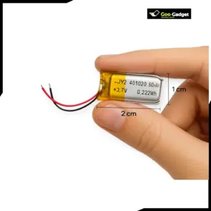 60mAh 3.7V Rechargeable Li-Polymer Battery for TWS Earbuds Bluetooth Headsets Smart Watches Without BMS