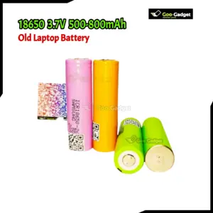 500-700mAh 18650 3.7V Lithium-Ion Rechargeable Battery for Portable Electronics and DIY Projects