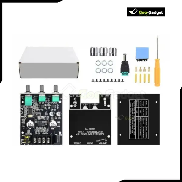 CA502MT Bluetooth 5.0 Digital Audio Amplifier Board Dual Channel 2x50W 12V-24V HiFi AMP Module - Image 2