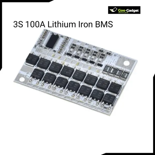 3S 100A BMS - 12V Li-ion Lithium Battery Protection Board with Balance Charging