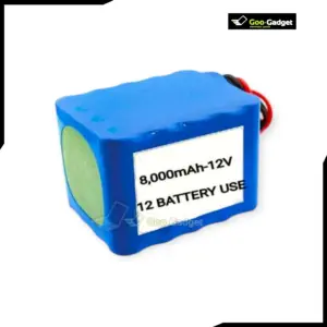 8000mAh 12V Lithium-Ion Rechargeable Battery Pack for Portable Use