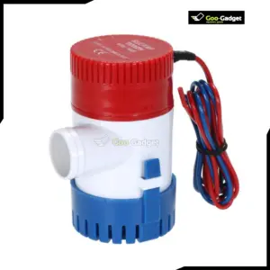 12V 1100GPH Submersible Bilge Water Pump | Marine Drain Kit for Boats, Seaplanes & RVs