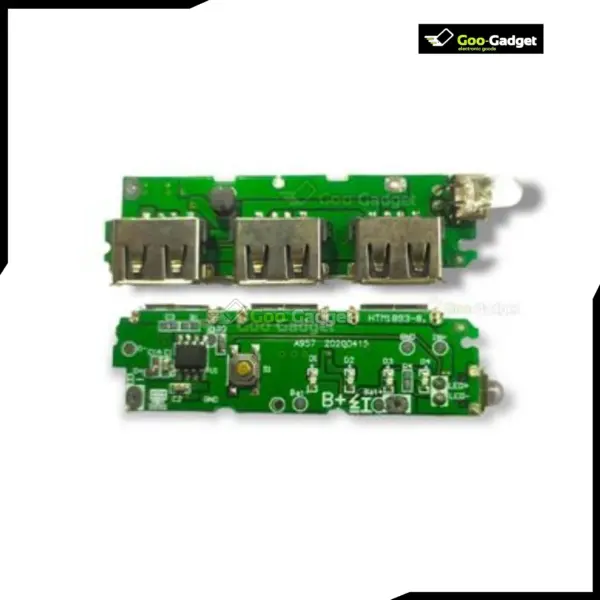 5V 2A 3 USB Ports High-Speed Charging Circuit for 3.7V 14500 and 18650 Batteries Lithium Battery Charger Board for DIY Power Banks