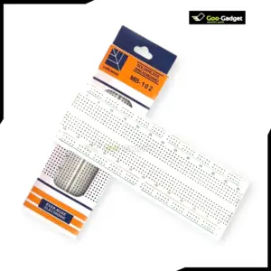 MB-102 830 Point Solderless Breadboard PCB Test and Development Board for Arduino 165mm × 56mm