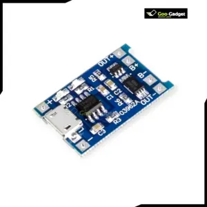 TP4056 5V 1A Type-B Lithium Battery Charger Module 18650 Battery Charging Board with Dual Protection