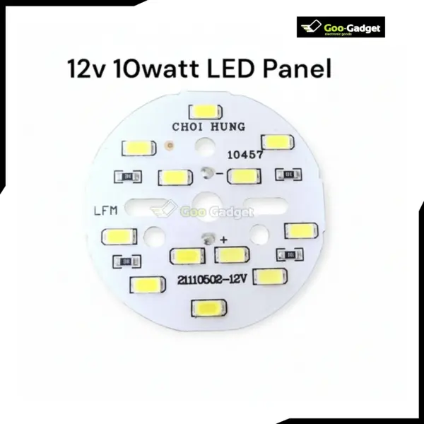 12V 10W LED Panel 210mm PCB with 12 SMD Chips DIY Cabinet and Ceiling Light Module