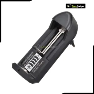 Universal 1 Slot Charger for 3.7V 18650 16340 14500 Li Ion Rechargeable Battery with Overcharge Protection
