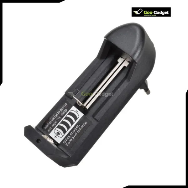 Universal 1 Slot Charger for 3.7V 18650 16340 14500 Li Ion Rechargeable Battery with Overcharge Protection