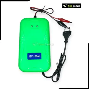 12V Battery Charger 10Ah to 120Ah Smart Auto Cut Off Charger for Lead Acid and Lithium Batteries