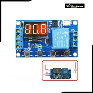 DIY Incubator Turning Motor Controller Timer Module 5-30V 10A Relay for Automation Projects