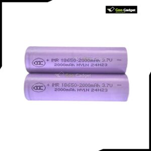 Premium IMR 18650 2000mAh 3.7V Li-ion Rechargeable Battery for Electronics and DIY Projects