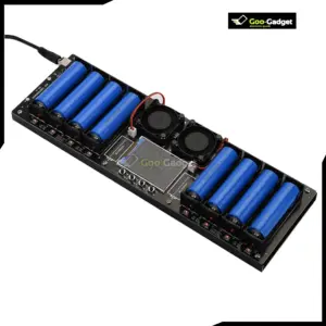 8-Channel 18650 Lithium Battery Capacity Tester with 2.4-Inch Color Screen DC 5V 10A