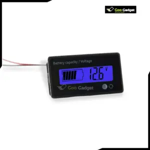 12V/24V/36V/48V Battery Capacity Indicator LCD Display Blue Green Acid Lead-Acid & Lithium Battery Voltage Tester