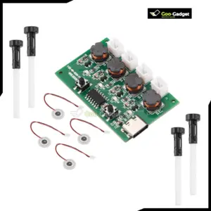 DIY 4 Fogger DC5V Type-C Mini Humidifier Kit with Atomizer Sheets and Driver Board