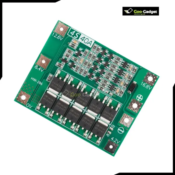 4S 40A 16.8V Lithium-Ion Battery BMS Protection Board for 18650 Pack Safety