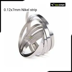 1 ft 0.12x7mm Nickel Strip Sheet For 18650 Battery Spot Welding