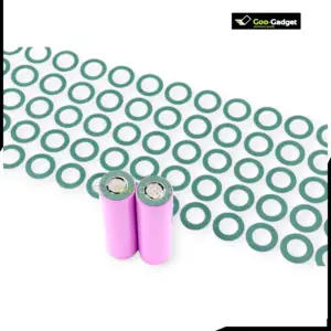 18650 Li-ion Battery Insulation Gasket Pack | Green Adhesive Paper Electrode Insulated Pads