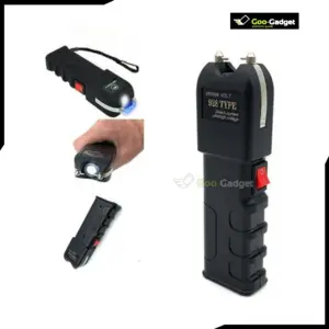 Self-Defence Stun Gun 928 Type with Flashlight – 120000KV High Voltage for Personal Safety