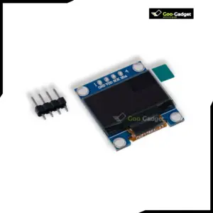 0.96" 4-Pin OLED Display Module – I2C Interface | 128×64 Resolution | White | Arduino & Microcontroller Compatible