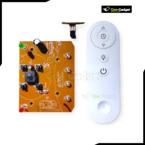 2986-HS Rechargeable Fan Circuit Board with Remote 12V Charger Fan Driver Adjustable Speed Timer Control for Home and DIY Projects