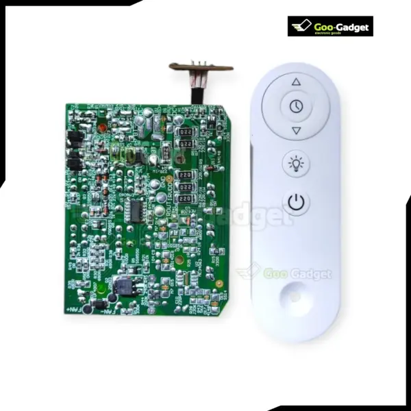 2986-HS Rechargeable Fan Circuit Board with Remote 12V Charger Fan Driver Adjustable Speed Timer Control for Home and DIY Projects - Image 2