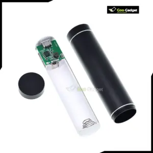 Mini DIY Power Bank Kit with Stainless Steel Battery Holder and USB Charger Case