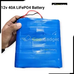 12.8V 40Ah 4S LiFePO4 Battery Pack Cylindrical 40138 Cells with Integrated 100A Battery Management System