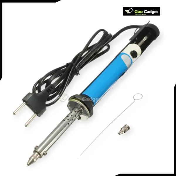 30W 2-in-1 Handheld Electric Soldering Iron and Desoldering Set with High Quality Welding Vacuum Pump Tool UK Plug
