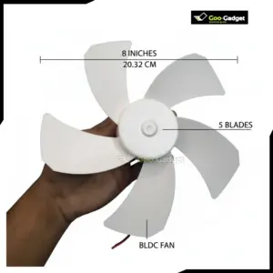 8 Inch BLDC Brushless Cooling Fan 9V 12V DC High Efficiency Long Lasting Performance
