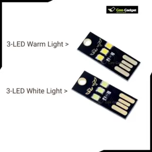 Night Lamp Mini Pocket Card USB Power LED Keychain 0.5W USB LED Bulb for Laptop PC and Power Bank