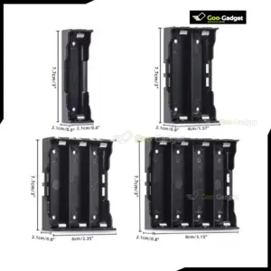 18650 Battery Holder for Individual Cells Series and Parallel Open Line PCB Mountable 1x 2x 3x 4x Slots